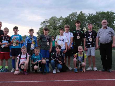 Turniej piłki nożnej z okazji Dnia Dziecka